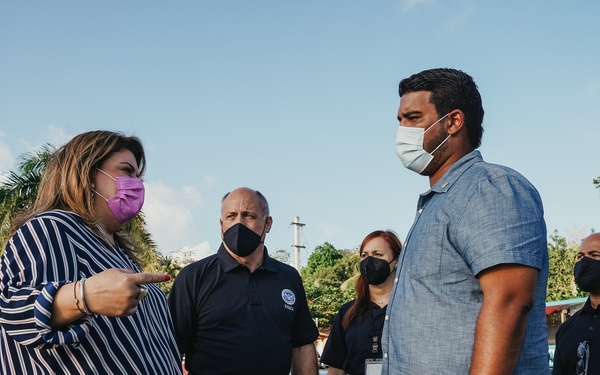 Jenniffer González-Colón and FEMA Officials Inspects $22M Rebuilding in Maunabo, Discusses $29M CDT Reconstruction with Mayor and Officials
