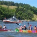 Cardboard Boat Race Competition held in Grand Haven for CG Fest