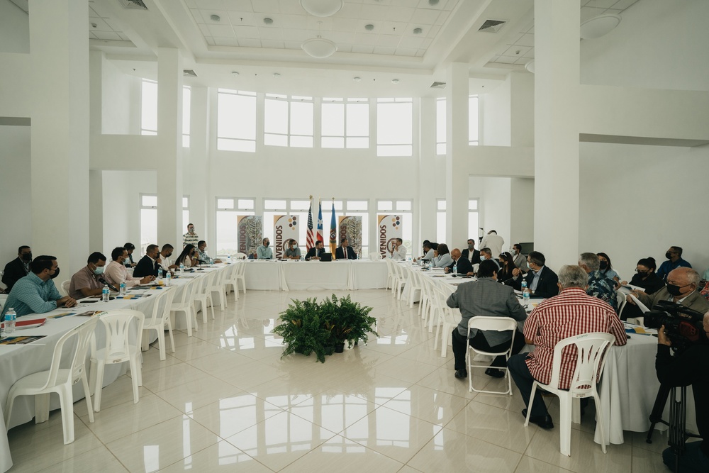 Federal Recovery Coordinator José G. Baquero Engages in Municipal Reconstruction and Economic Summit with Puerto Rico Mayors in Aguadilla