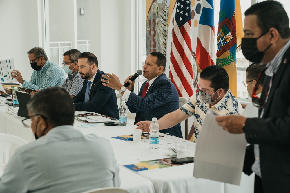 Federal Recovery Coordinator José G. Baquero Engages in Municipal Reconstruction and Economic Summit with Puerto Rico Mayors in Aguadilla