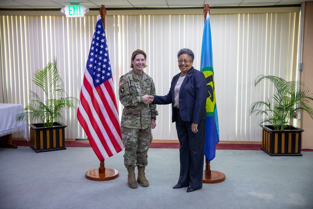 Gen. Richardson visits Guyana, Honduras