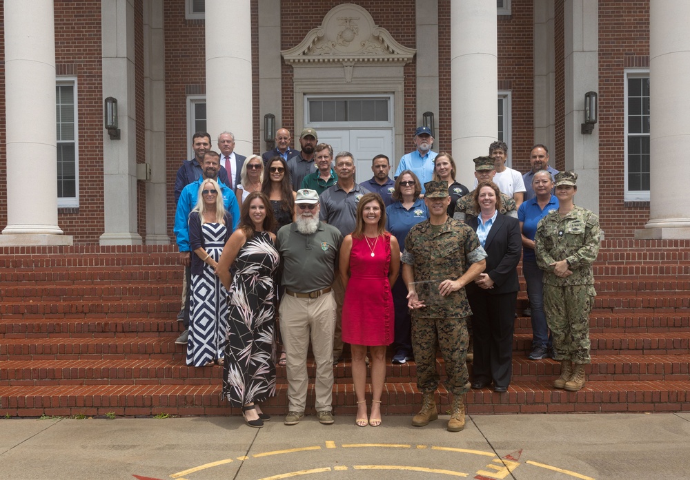 MCRD Parris Island Awarded the Environmental Leadership Award