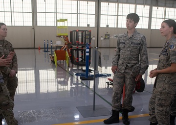 Virginia Wing Civil Air Patrol visits the VaANG