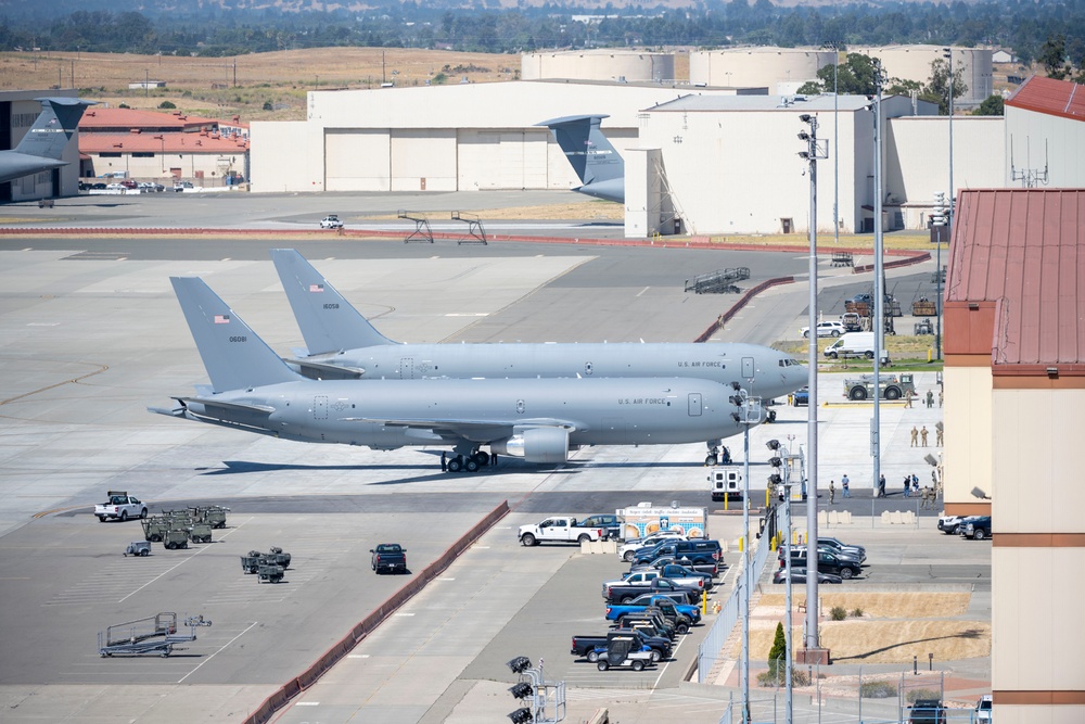 Travis AFB welcomes it's first KC-46A Pegasus