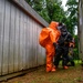 21st WMD-CST trains at at the New Jersey Vietnam Veterans' Memorial