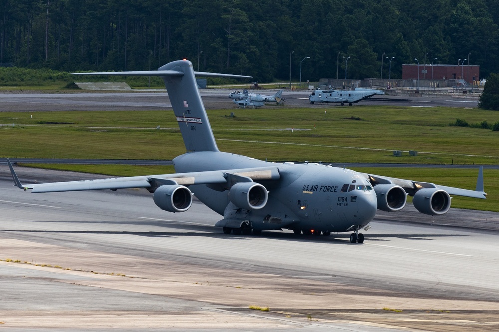 U.S. Marines with VMFA-542 conduct air operations with U.S. Air Force in Exercise Razor Talon