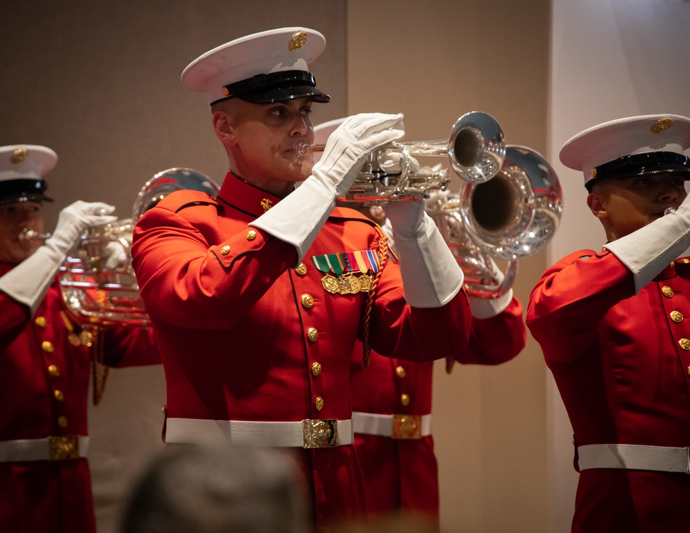 Barracks Marines perform another fantastic Friday Evening Parade at Marine Barracks Washington.