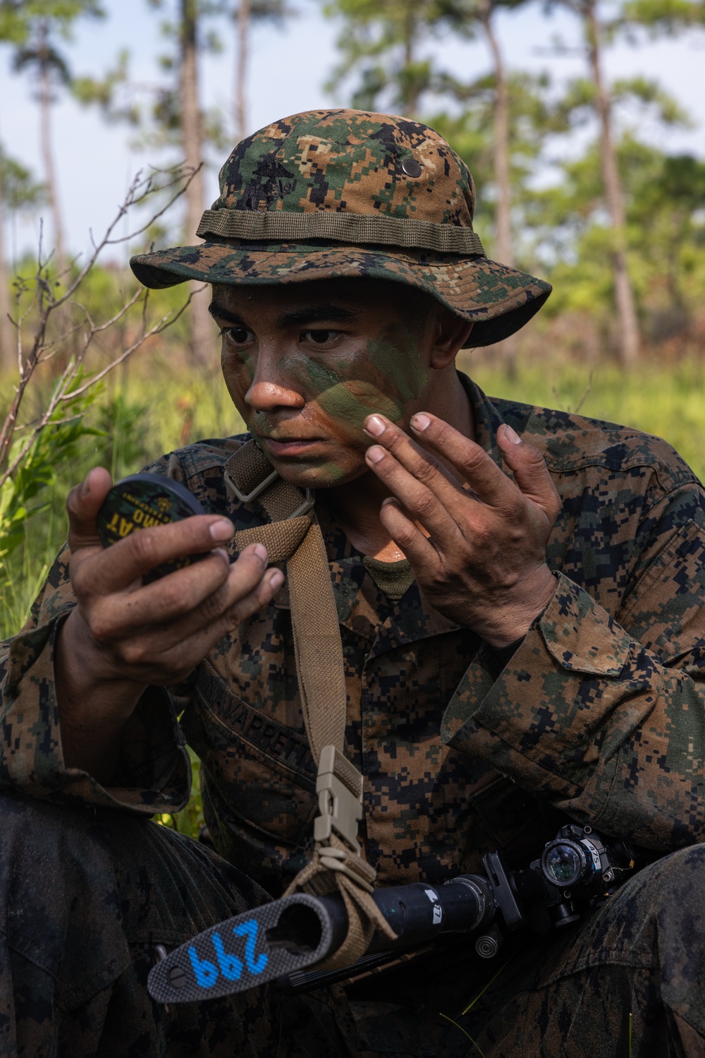 Midshipmen conduct fire and maneuver during CORTRAMID