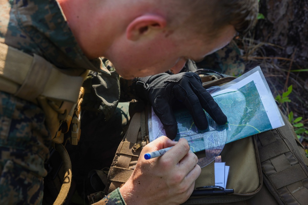 Midshipmen conduct fire and maneuver during CORTRAMID