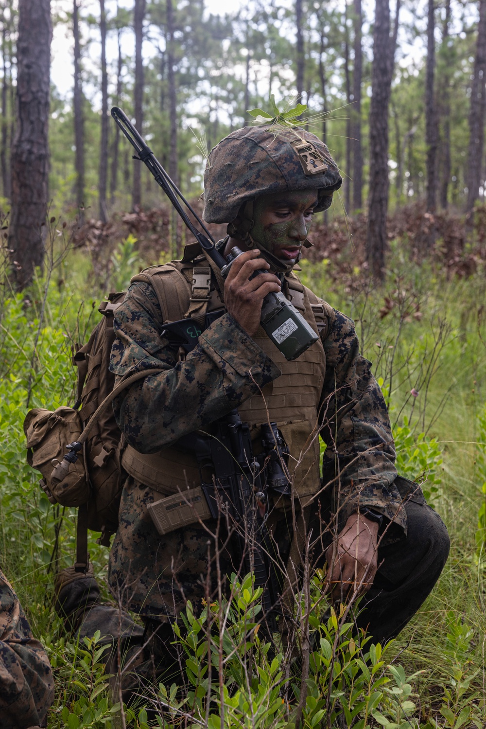 Midshipmen conduct fire and maneuver during CORTRAMID