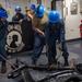USS Ronald Reagan (CVN 76) Sailors conduct anchor drop test