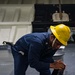 USS Ronald Reagan (CVN 76) Sailors conduct anchor drop test