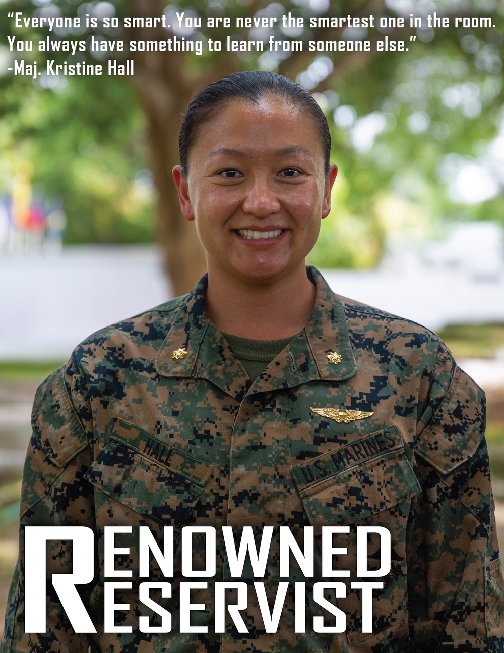 Renowned Reservist: Maj. Kristine Hall
