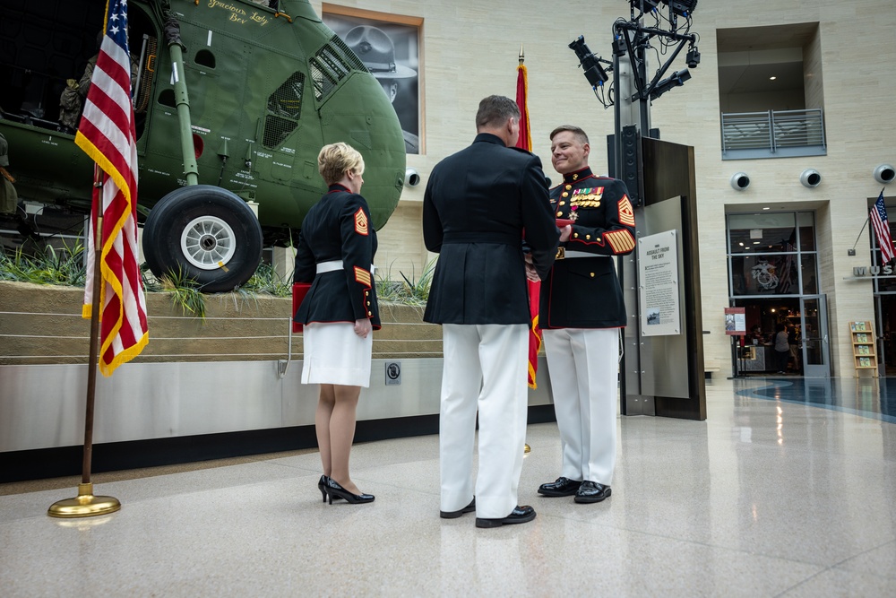 Master Gunnery Sgt. John Mundy retires after 26 years of service