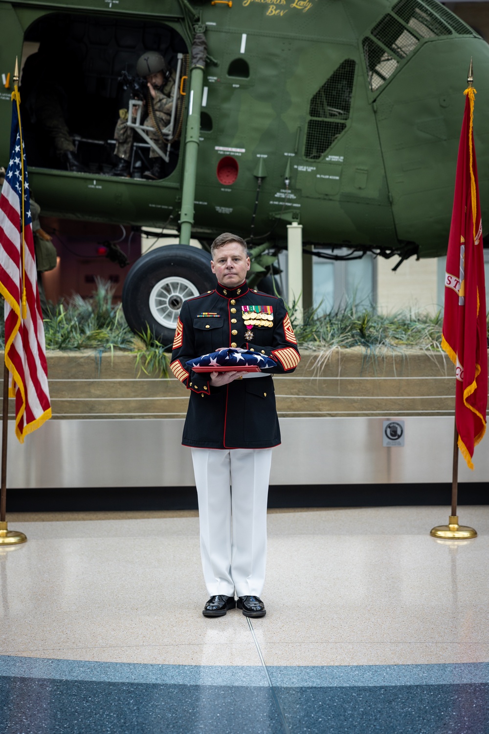 Master Gunnery Sgt. John Mundy retires after 26 years of service