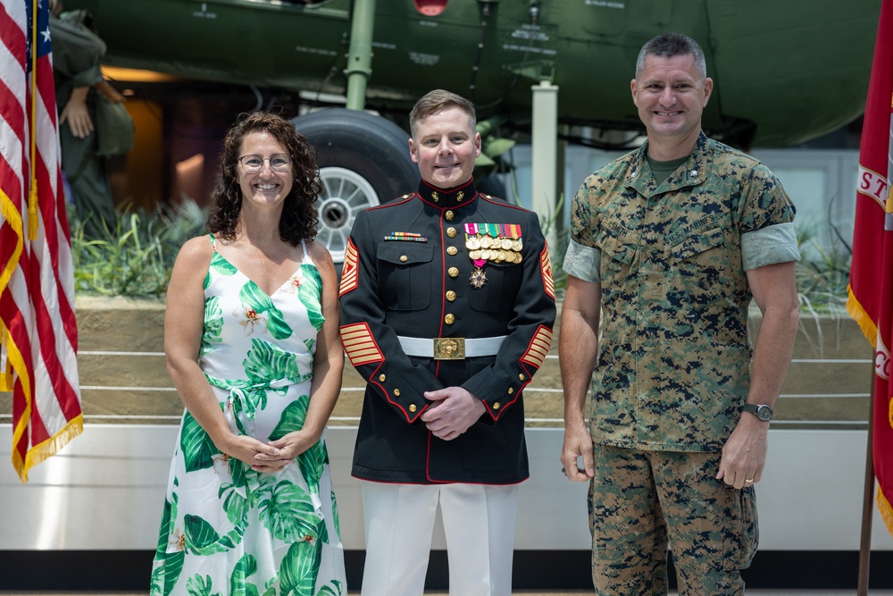 Master Gunnery Sgt. John Mundy retires after 26 years of service