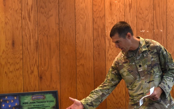 Vermont National Guard Armory Renamed to MSG Stone Memorial Armory