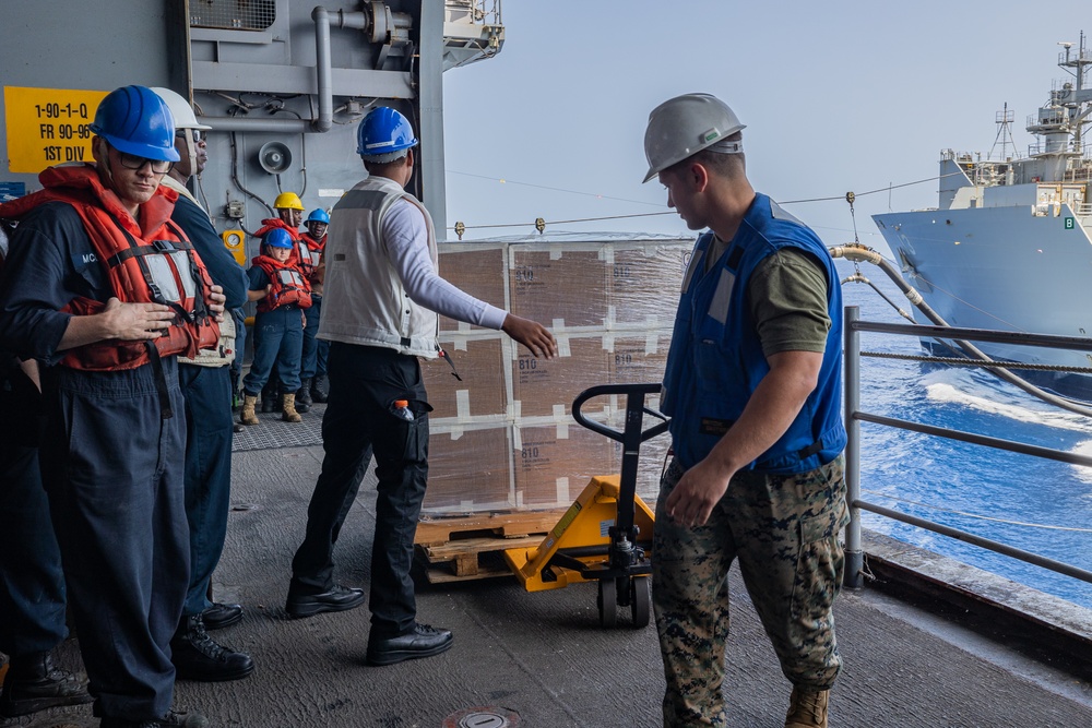 Bringin’ The Goods: Replenishment At Sea