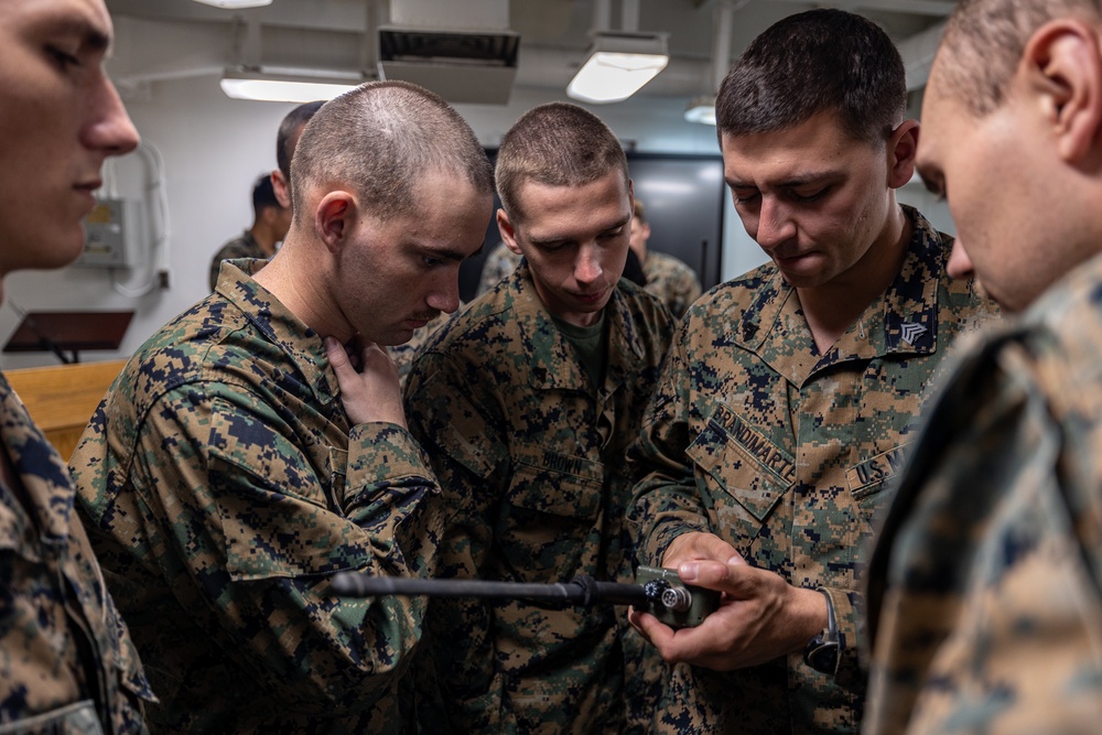 Rise and Grind: The 26th MEU(SOC) Conducts Training Aboard The USS Bataan