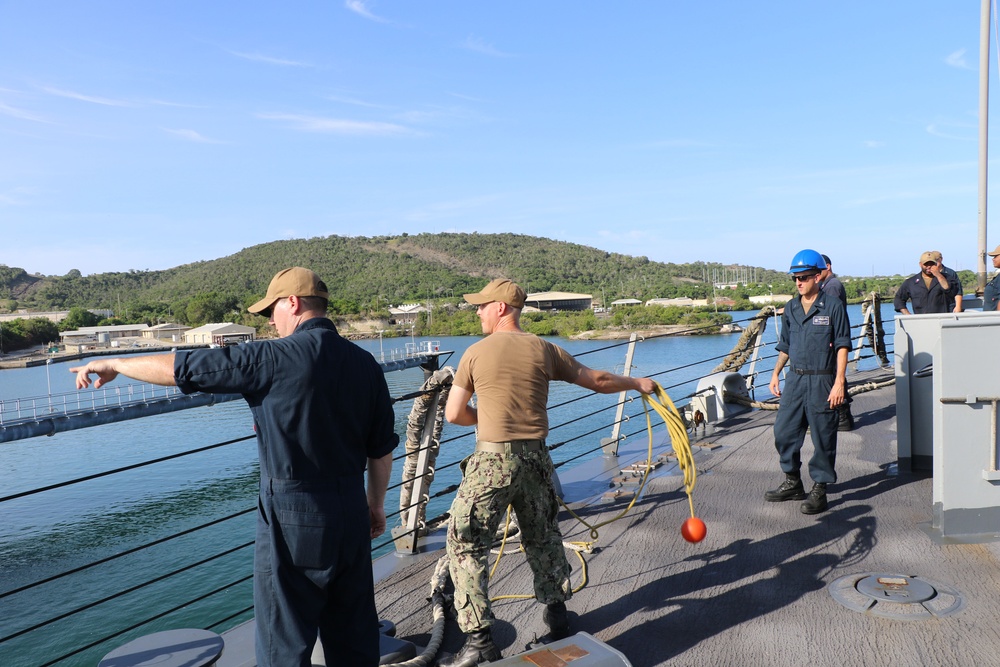 USS Detroit Underway Ops