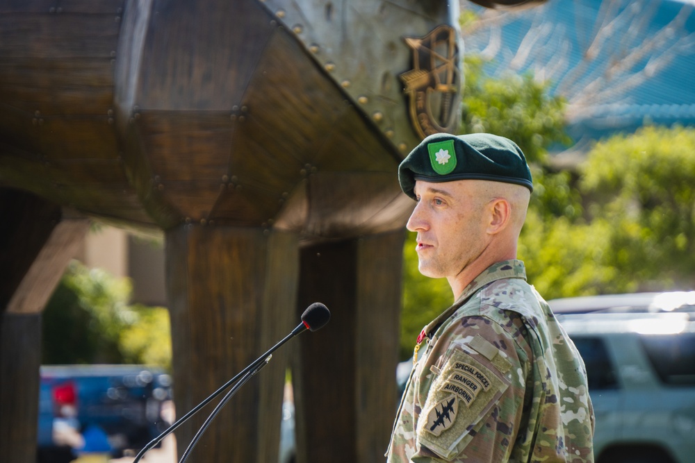 4th Battalion, 10th Special Forces Group (Airborne) Change of Command