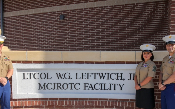 LtCol Williams, Jr. MCROTC Facility Ribbon Cutting Ceremony
