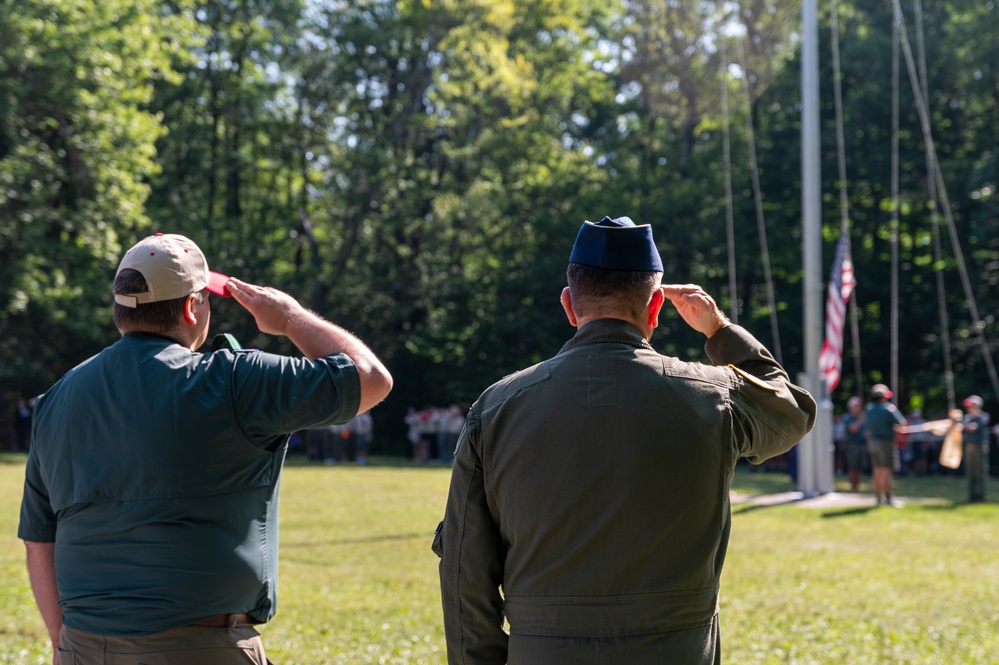 AFRS leadership visits Boy Scout of America’s Camp Minsi