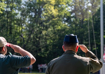 AFRS leadership visits Boy Scout of America’s Camp Minsi