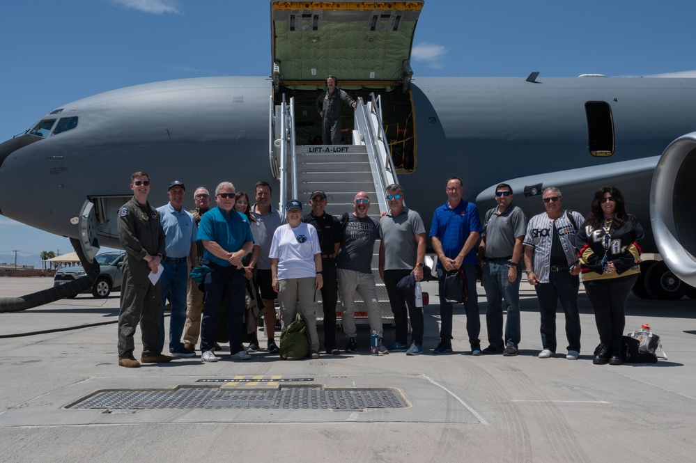 Nellis Honorary Commanders Take Flight