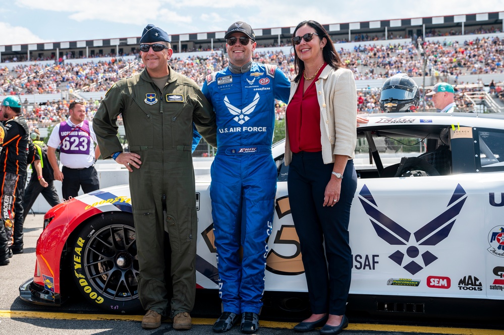 USecAF experiences recruiting mission at NASCAR event