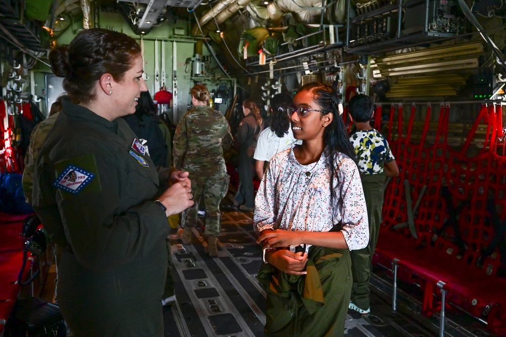 All-female aircrew, TLR Airmen participate in Smithsonian’s &quot;S.H.E. Can&quot; graduation