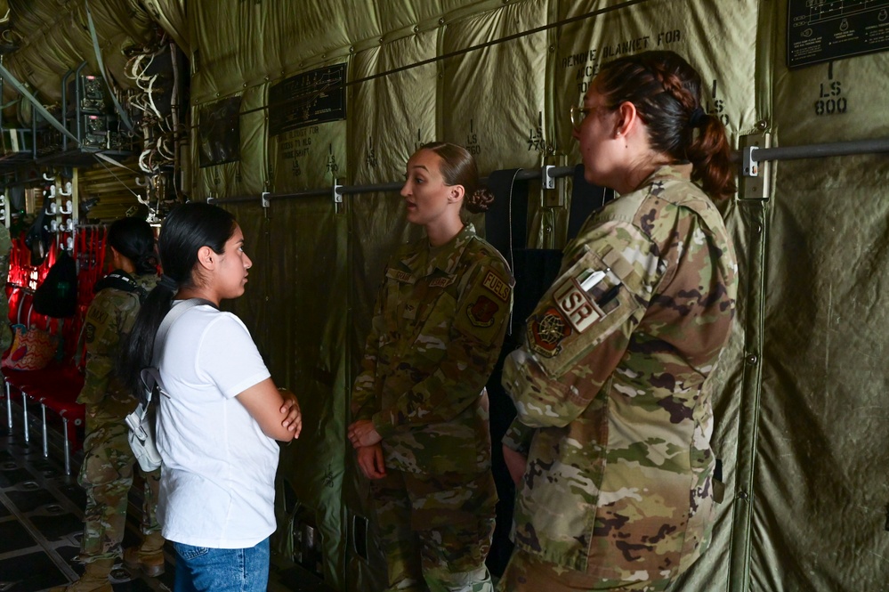 All-female aircrew, TLR Airmen participate in Smithsonian’s &quot;S.H.E. Can&quot; graduation