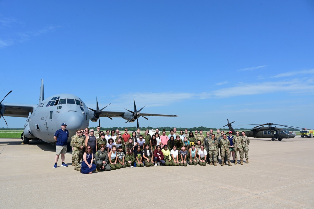 All-female aircrew, TLR Airmen participate in Smithsonian’s &quot;S.H.E. Can&quot; graduation