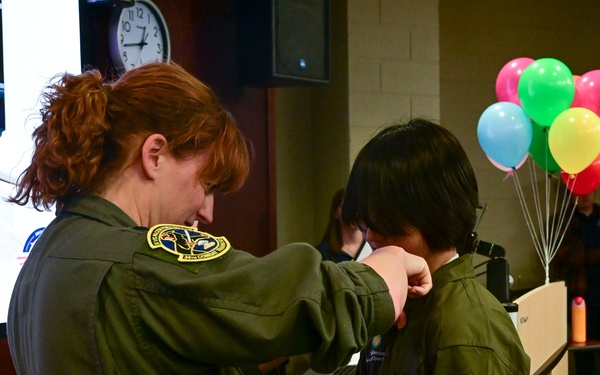 All-female aircrew, TLR Airmen participate in Smithsonian’s "S.H.E. Can" graduation