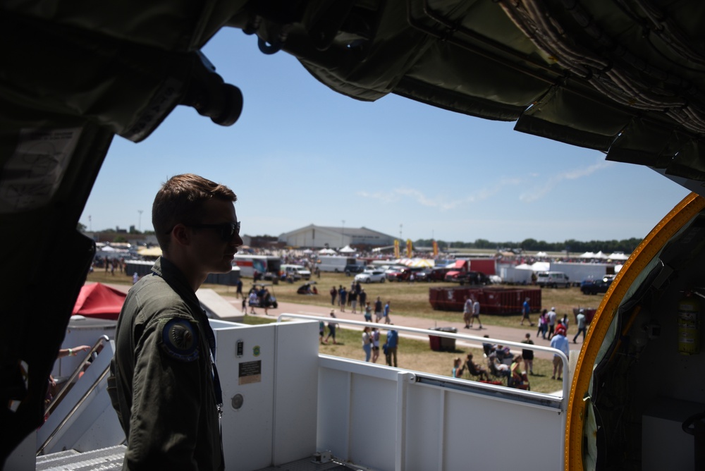 Iowa Air National Guard KC-135R Stratotanker featured at Sioux Falls Airshow