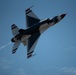 The United States Air Force Demonstration Squadron “Thunderbirds” perform at the Sioux Falls Airshow