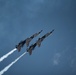 The United States Air Force Demonstration Squadron “Thunderbirds” perform at the Sioux Falls Airshow