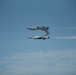 The United States Air Force Demonstration Squadron “Thunderbirds” perform at the Sioux Falls Airshow