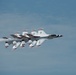 The United States Air Force Demonstration Squadron “Thunderbirds” perform at the Sioux Falls Airshow