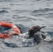 USS Ronald Reagan (CVN 76) celebrates the 20th anniversary of its commissioning with a swim call