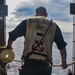 USS Ronald Reagan (CVN 76) celebrates the 20th anniversary of its commissioning with a swim call