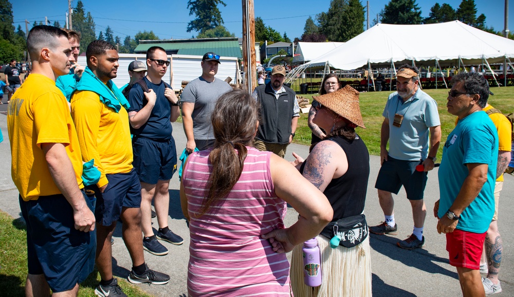 Pacific Northwest Sailors Assist Tribes During Annual Canoe Journey