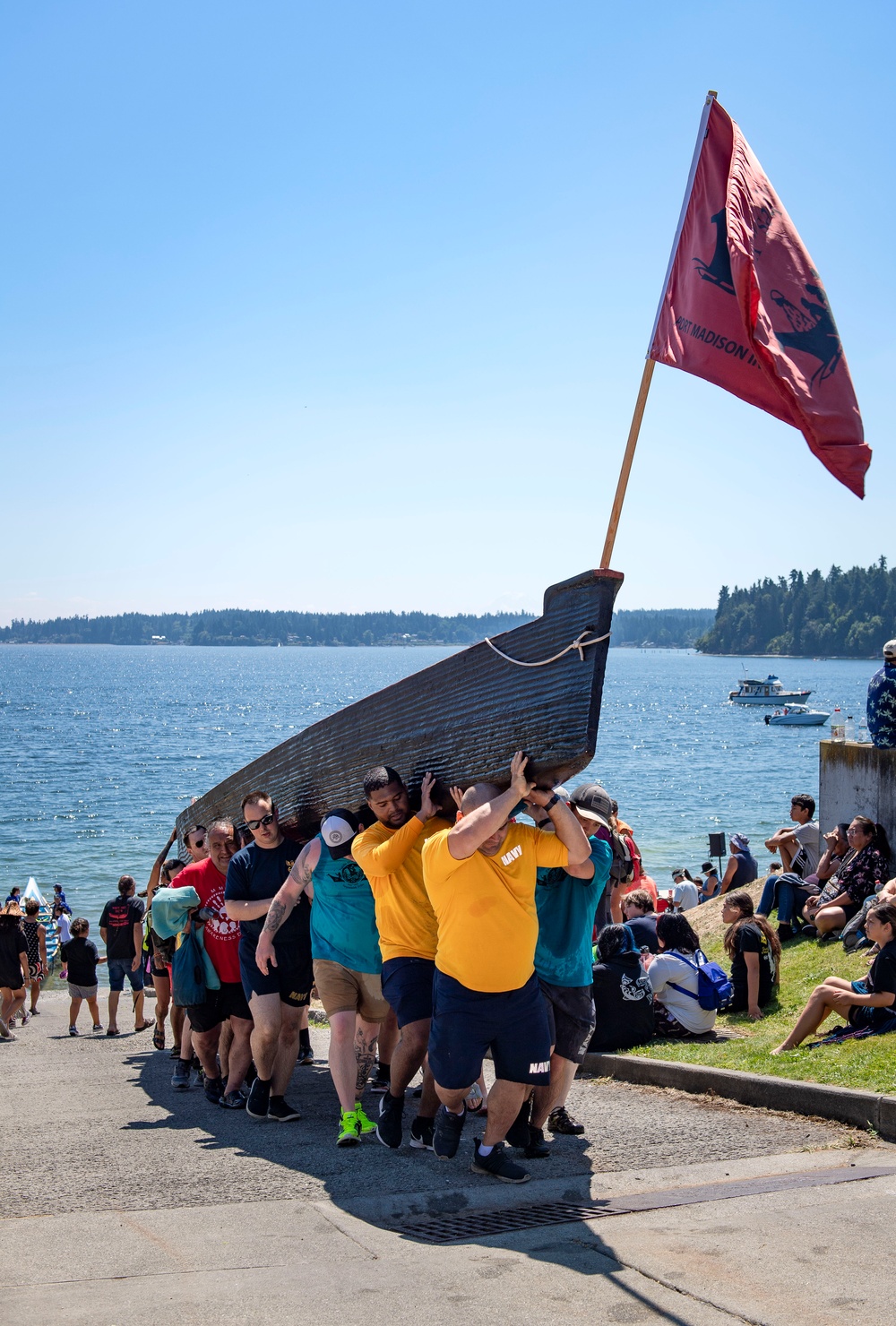 Pacific Northwest Sailors Assist Tribes During Annual Canoe Journey