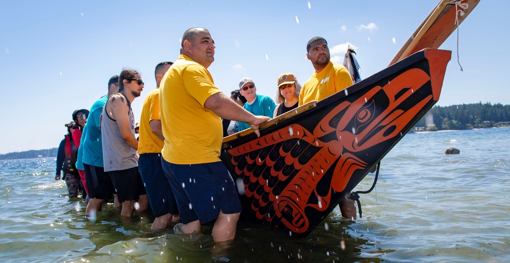 Pacific Northwest Sailors Assist Tribes During Annual Canoe Journey