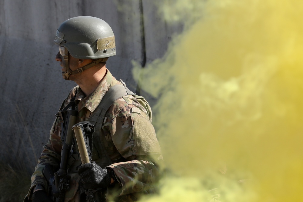 205th Regimental Officer Candidates Conduct a Platoon Raid during OCS Phase III 2023