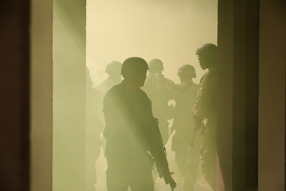 205th Regimental Officer Candidates Conduct a Platoon Raid during OCS Phase III 2023