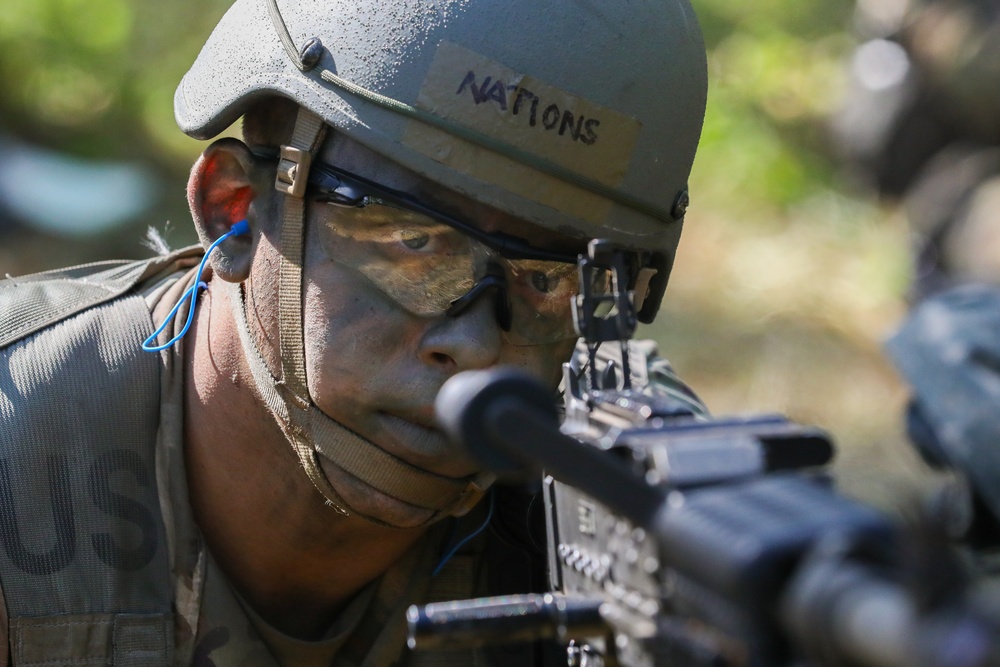 205th Regimental Officer Candidates Conduct a Platoon Raid during OCS Phase III 2023