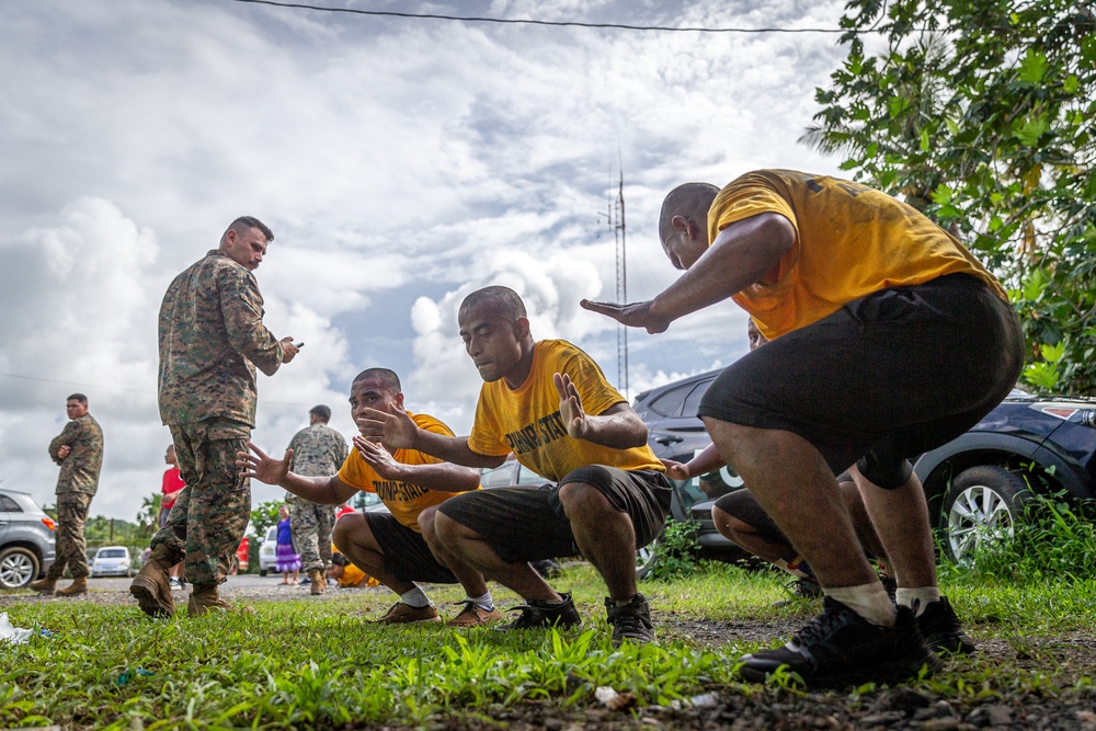 KM23: Pohnpei State Police Academy Physical Training