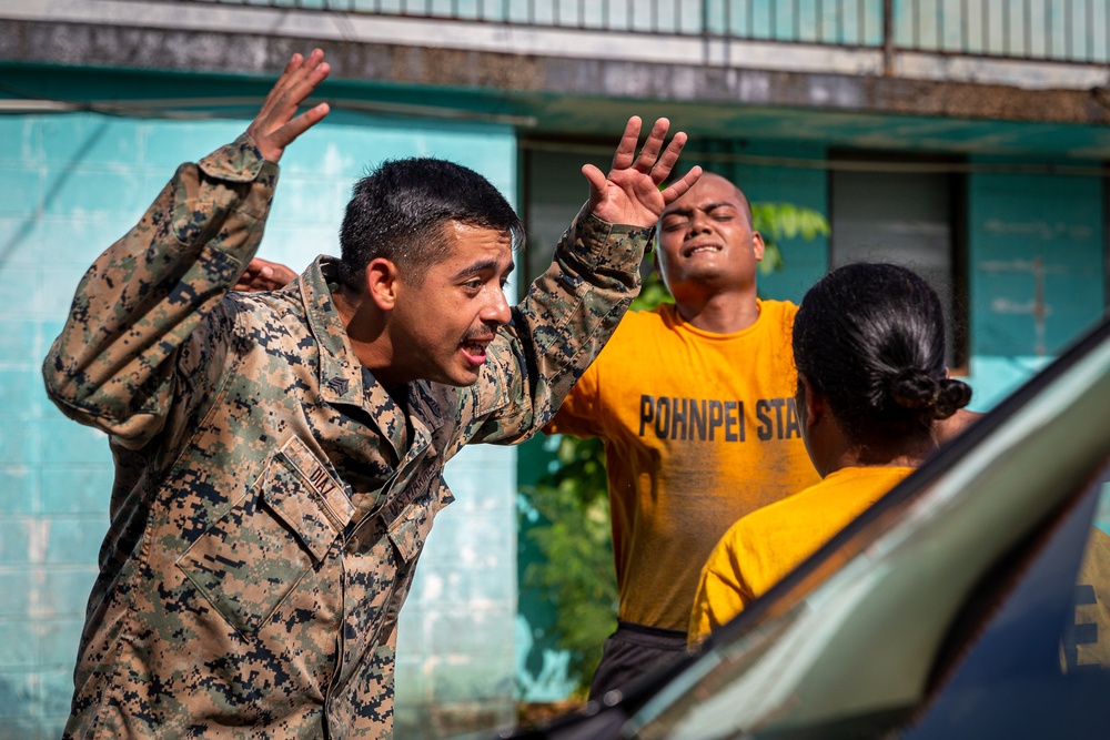 KM23: Pohnpei State Police Academy Physical Training