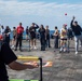 USS Ronald Reagan (CVN 76) holds a steel beach picnic during 20th anniversary of ship’s commissioning